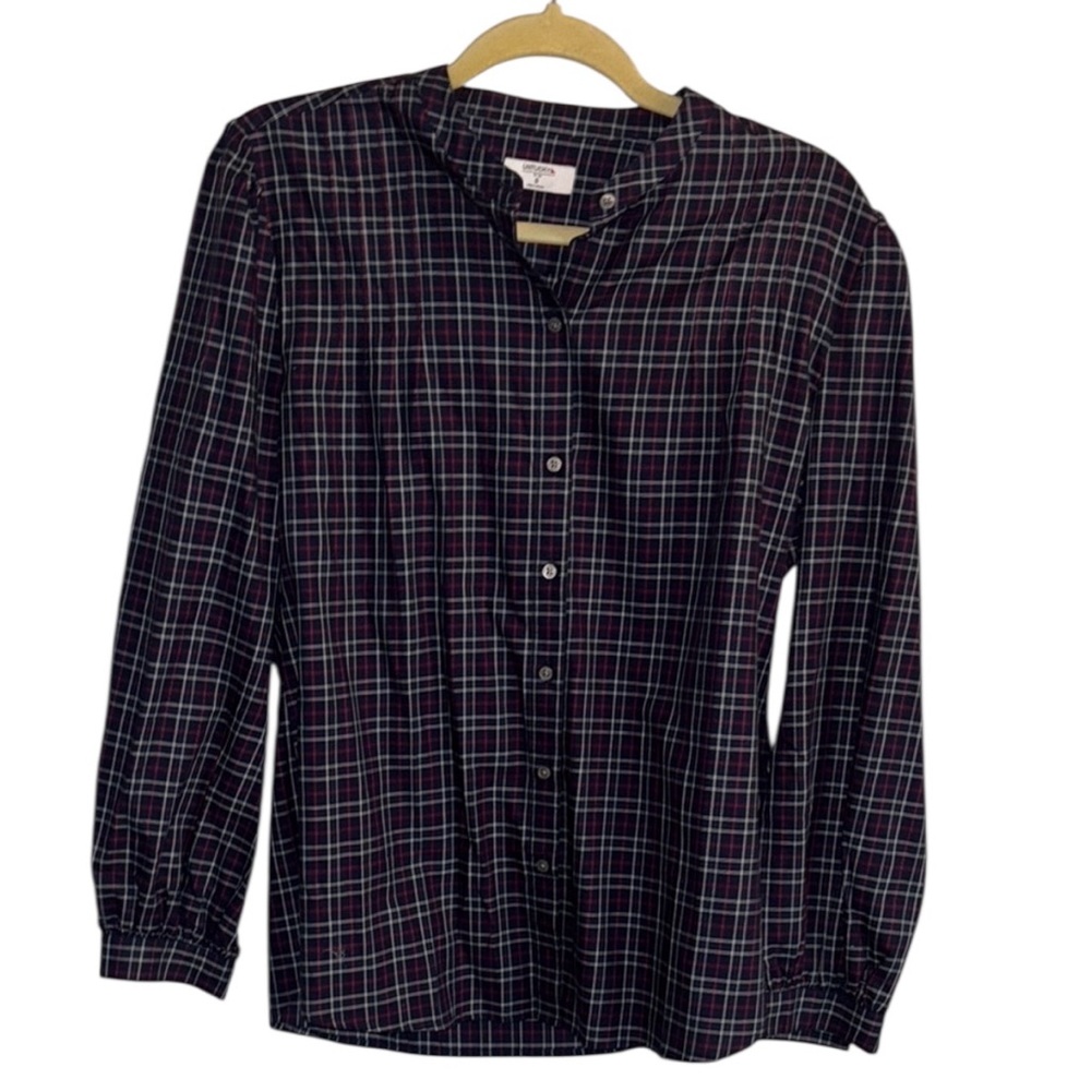 UNTUCKit Navy and Red Plaid Shirt
